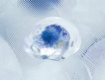 Abstract blue design